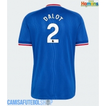 Camisa de time de futebol Manchester United Diogo Dalot #2 Replicas 2º Equipamento 2026-27 Manga Curta